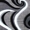 Flash Furniture Gray 2' x 7' Modern Plush Abstract Area Rug KP-RG952-27-GY-GG - alternate 6
